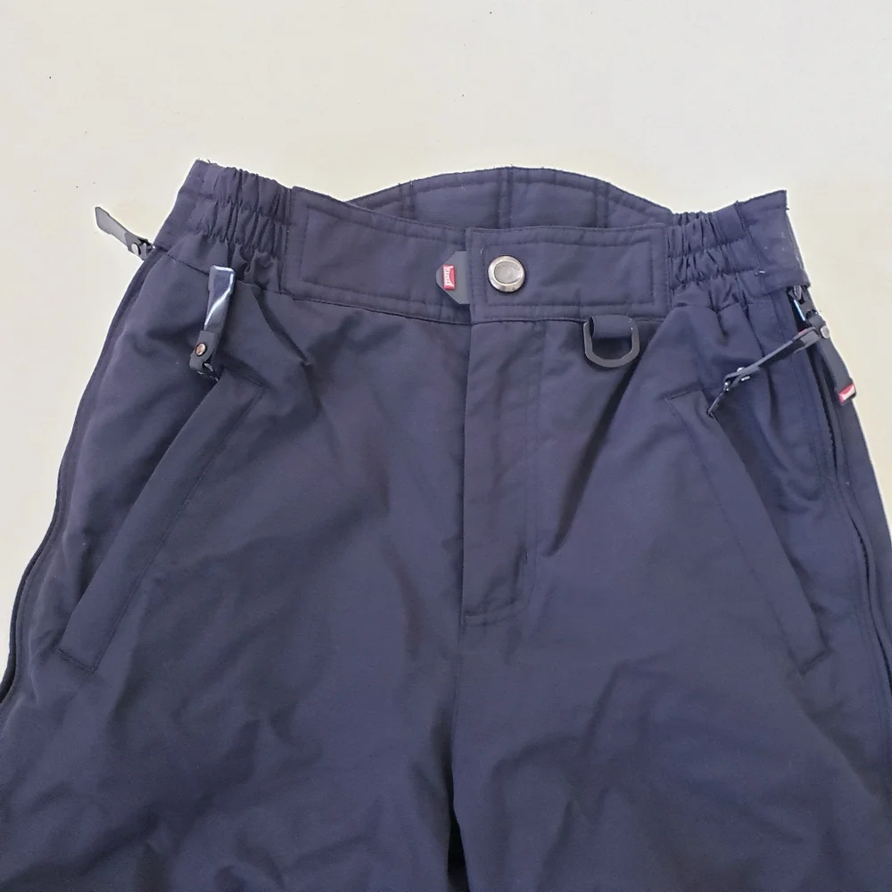 Marker Black Juniors Unisex Snow Ski Pants, Size 12